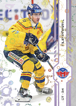 Filip Prikryl Ceske Budejovice Tipsport ELH 2024/25 SportZoo 2. serie Puck Marks #301